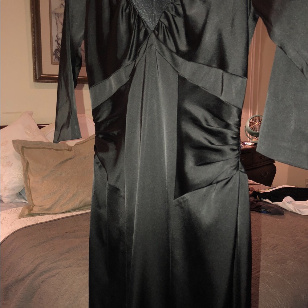 David Meister formal black dress